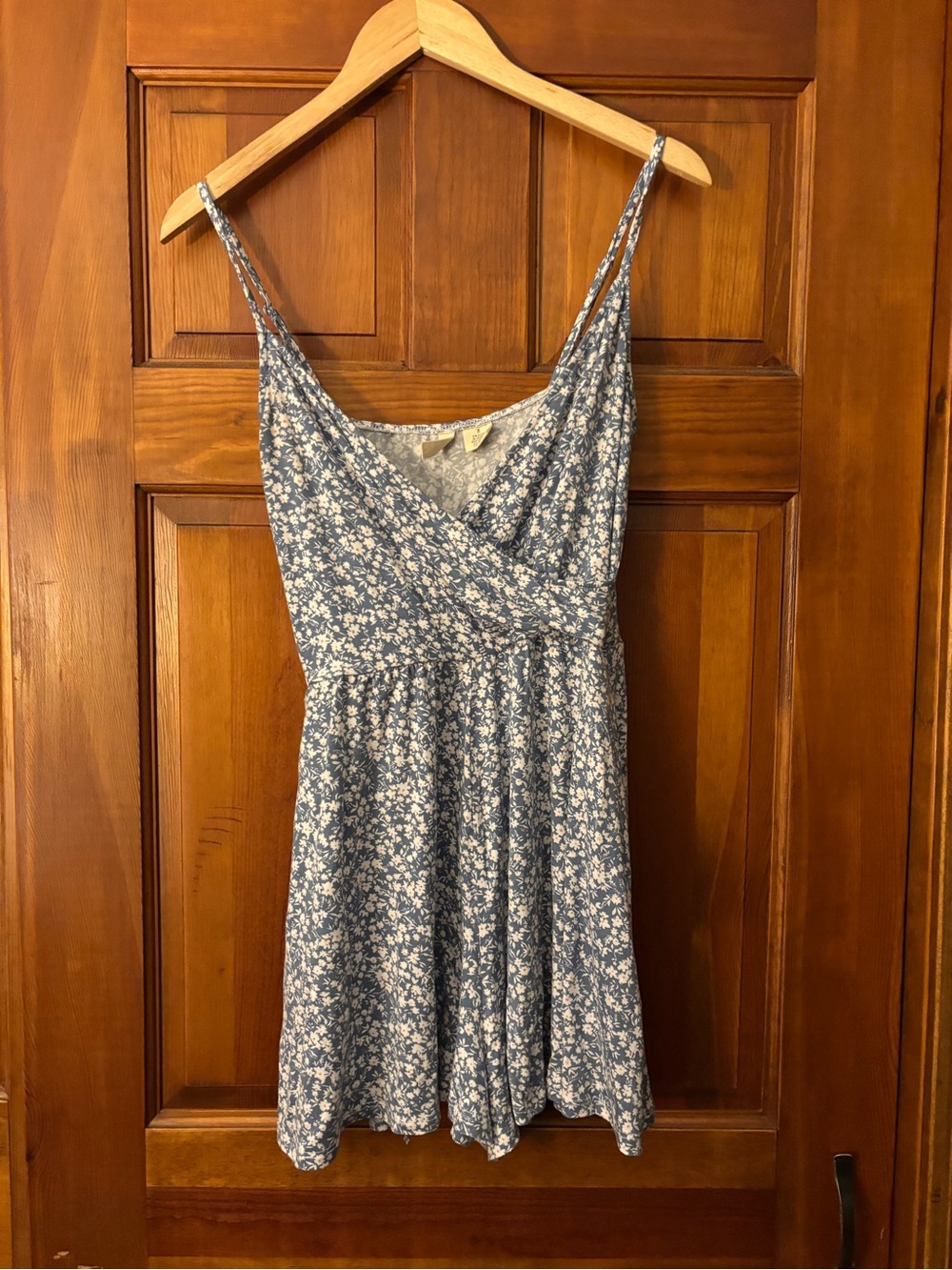 Sky & Sparrow Blue Floral Romper